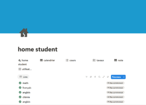 Template student